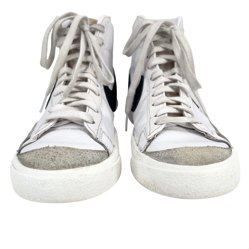 Nike‎ Blazer Mid 77 Vintage White Black CZ1055-100 Sneakers Shoes Womens Size 8